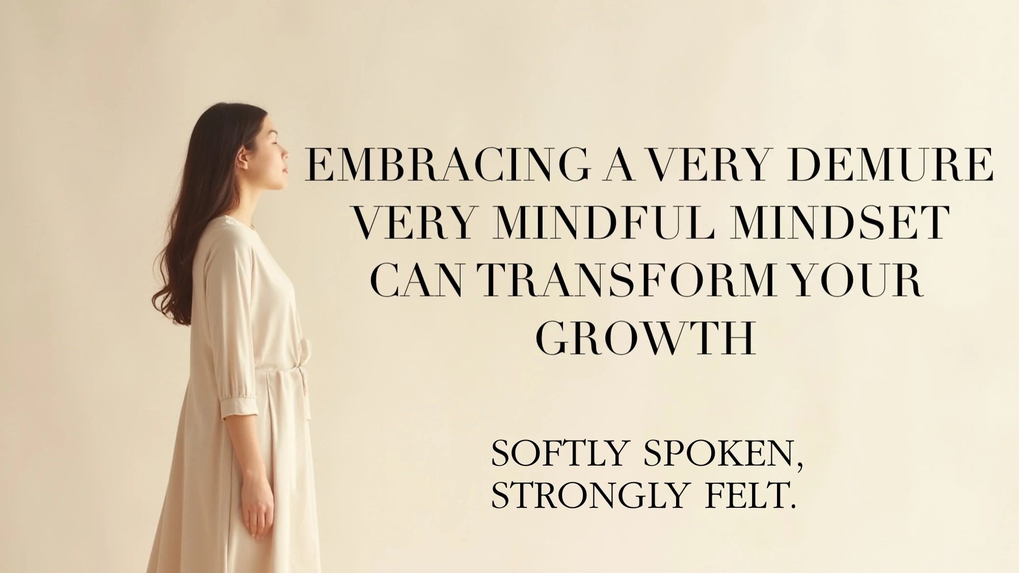 Why Embracing a Very Demure, Very Mindful Mindset Can Transform Your Growth